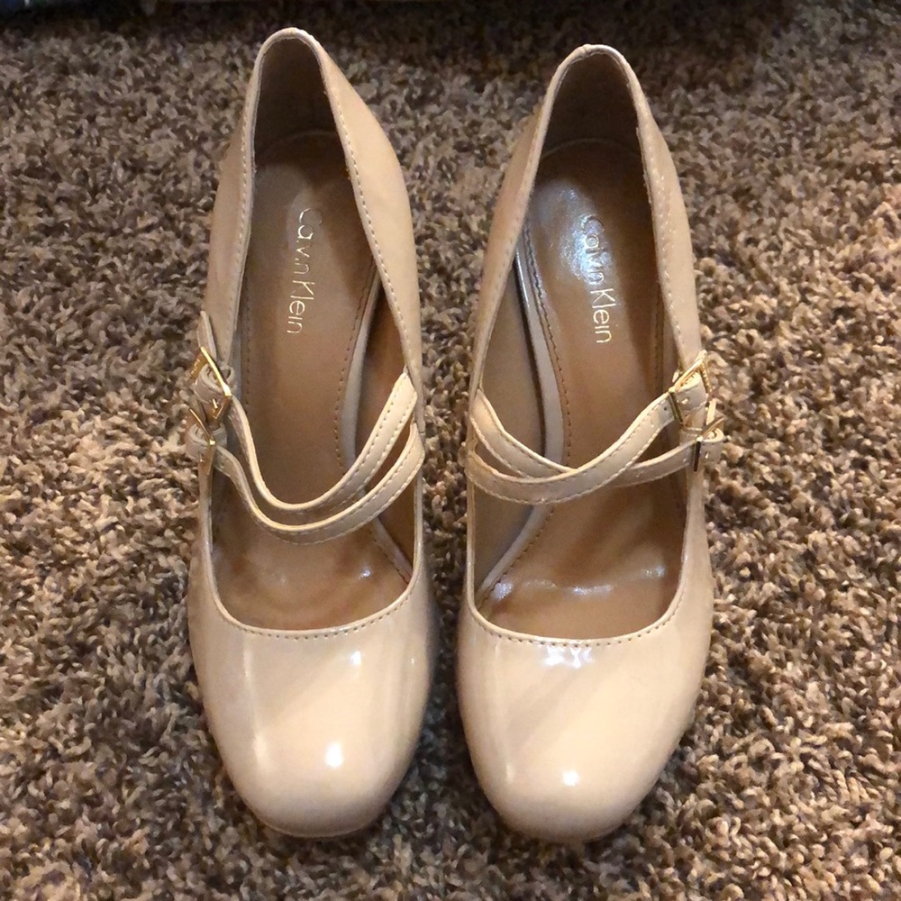 Calvin Klein Nude Heels